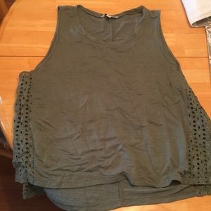 Green American eagle tank top